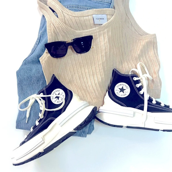 Converse Run Star Legacy Platform Sneaker in Black - Picture 5 of 14